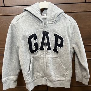 GAP Logo Zip Up Sweatshirt